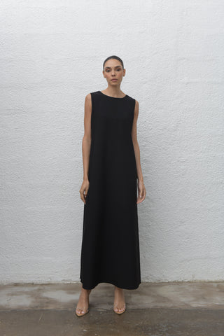 فستان داخلي- أسود/أبيض